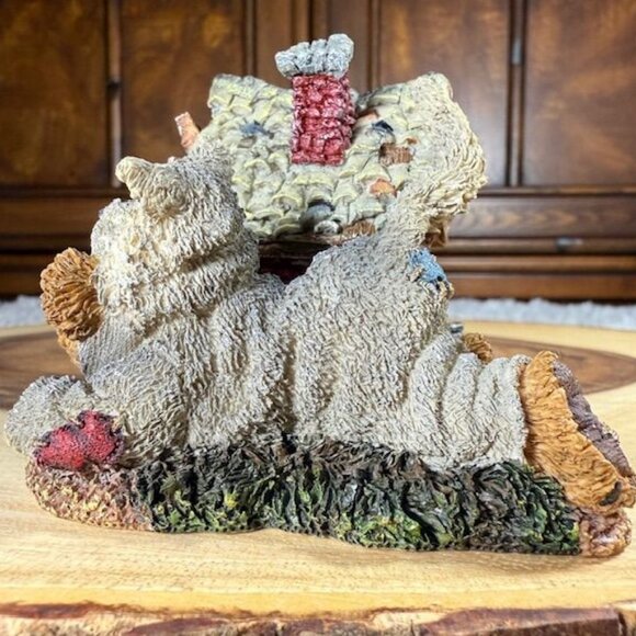 Vintage Boyds Bears Huff P. Wolf with Bacon, Porkchop & Hamlet Classic Bearytale - Picture 9 of 13